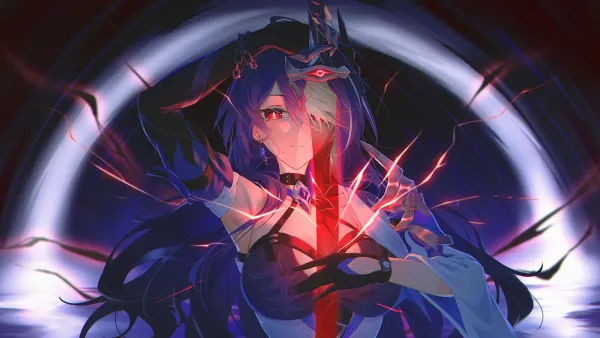 2k壁纸-崩坏：星轨和Acheron（崩坏：星轨）-壁纸分享「哲风壁纸」