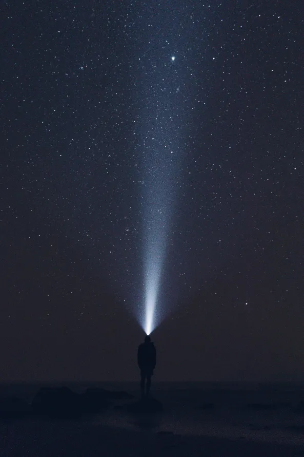 4k冷静壁纸 - 午夜 - 天空 - 宇宙「哲风壁纸」