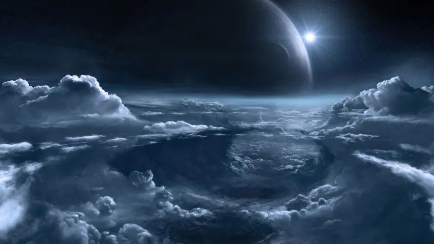 4k行星壁纸-科幻小说 - 云-壁纸推荐「哲风壁纸」