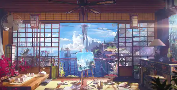 5k天空壁纸-大公信与房子-热门的壁纸「哲风壁纸」