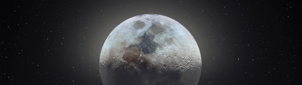 5k星星壁纸-极简主义和月亮-简单的背景「哲风壁纸」
