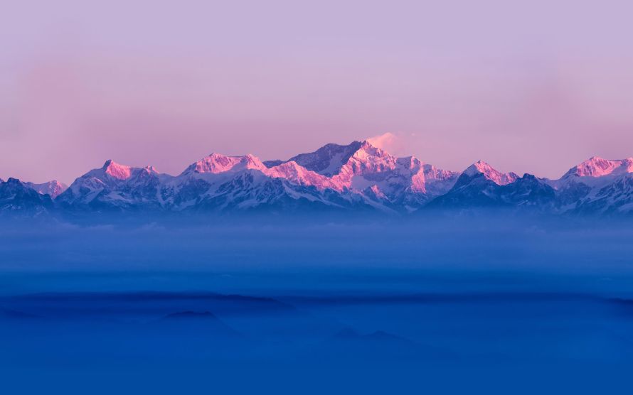 3k天空壁纸-蓝色的 - 山-壁纸分享「哲风壁纸」