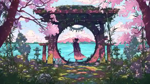 4k亚洲壁纸-富士山 - 天空-幻想艺术免费下载「哲风壁纸」