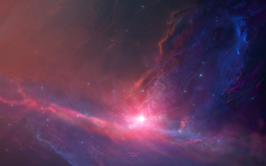 5k宇宙壁纸-星基泰克特 - 星云-星星壁纸分享「哲风壁纸」