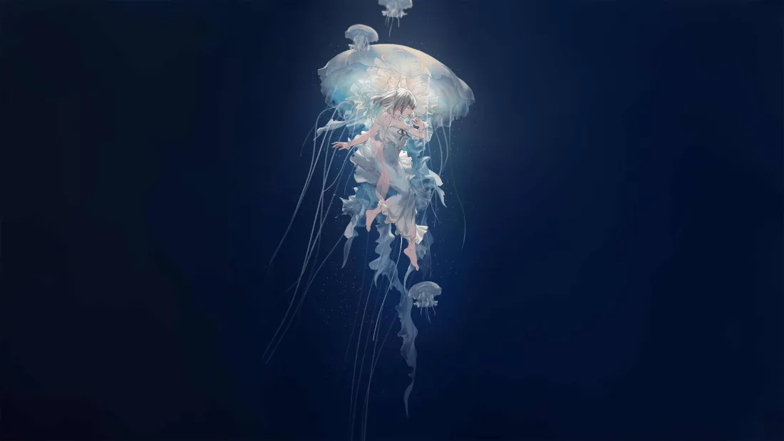 4k插画壁纸-圣/出水芙蓉图片-精选壁纸「哲风壁纸」
