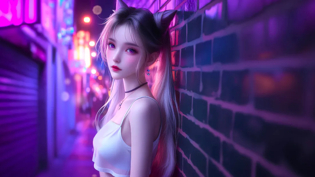 2kAI壁纸-美女背景图片 - 壁纸分享「哲风壁纸」