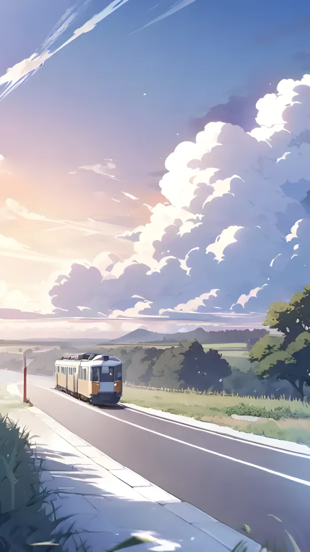 《户外》手机壁纸-电车背景图片 - 精选壁纸「哲风壁纸」