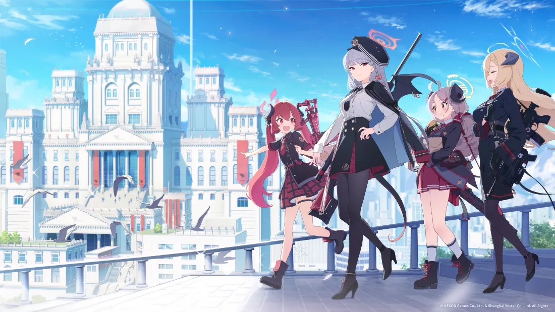 2k基沃托斯少女壁纸｜蔚蓝档案2.0.1背景图片 - 美少女「哲风壁纸」