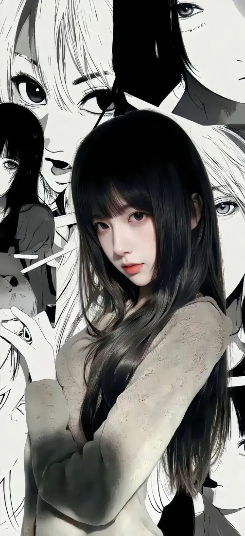 美女手机壁纸｜性感美女背景图片 - 动漫风美女「哲风壁纸」