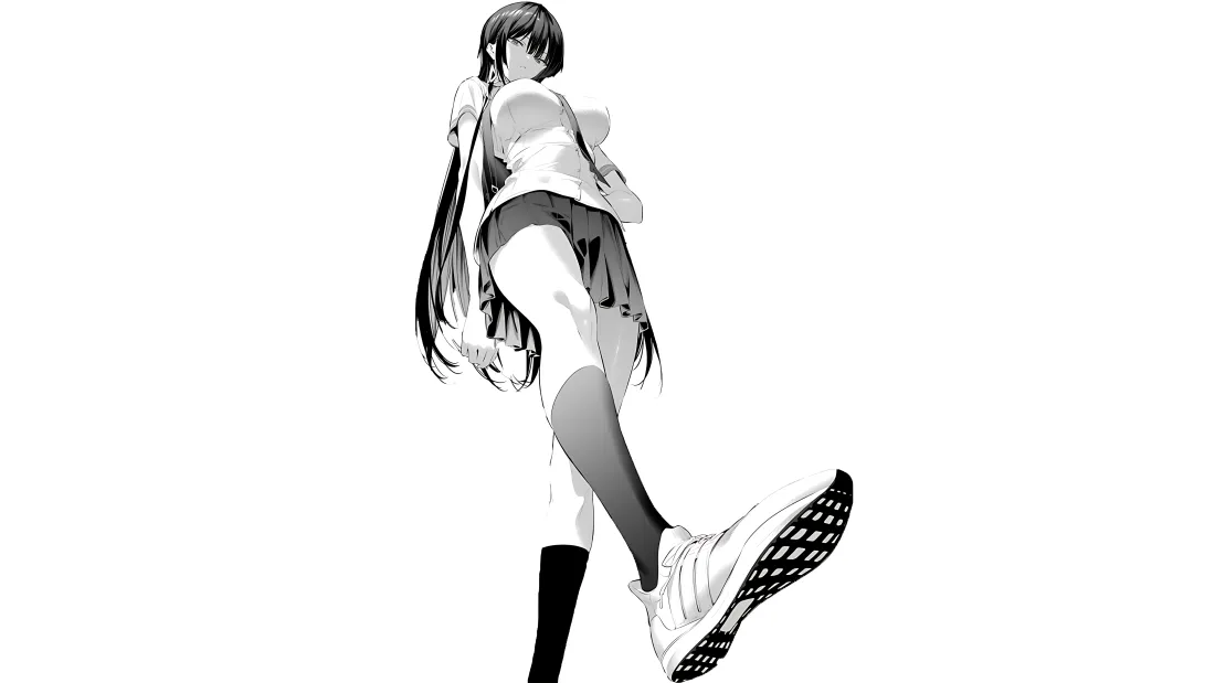 5k动漫少女壁纸｜二次元少女背景图片 - 动感姿态「哲风壁纸」
