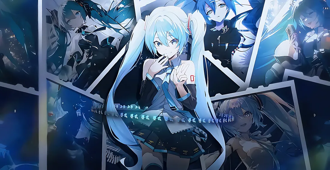 4k初音壁纸｜虚拟歌姬背景图片 - 炫酷风「哲风壁纸」