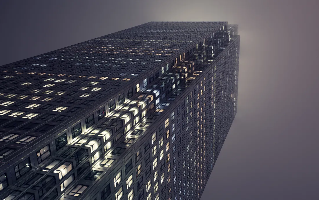 4k高楼壁纸｜建筑背景图片 - 都市夜景「哲风壁纸」