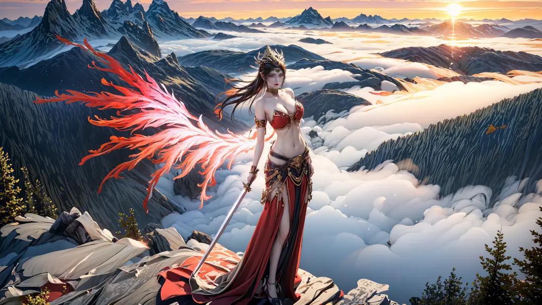 4k斗破苍穹美杜莎壁纸｜绝美背景图片 - 玄幻风「哲风壁纸」