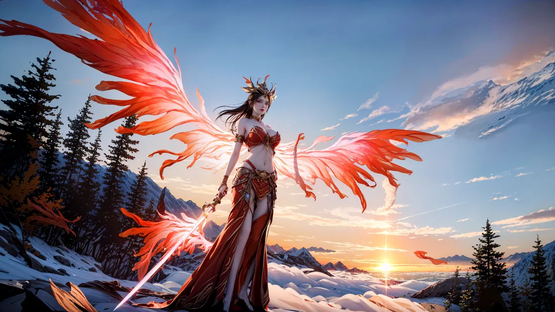 4k斗破苍穹美杜莎壁纸｜玄幻背景图片 - 绝美「哲风壁纸」