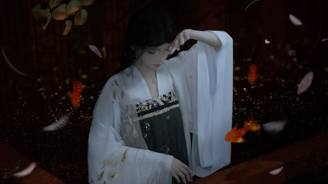4k国风动漫人物壁纸｜古风背景图片 - 唯美少女「哲风壁纸」