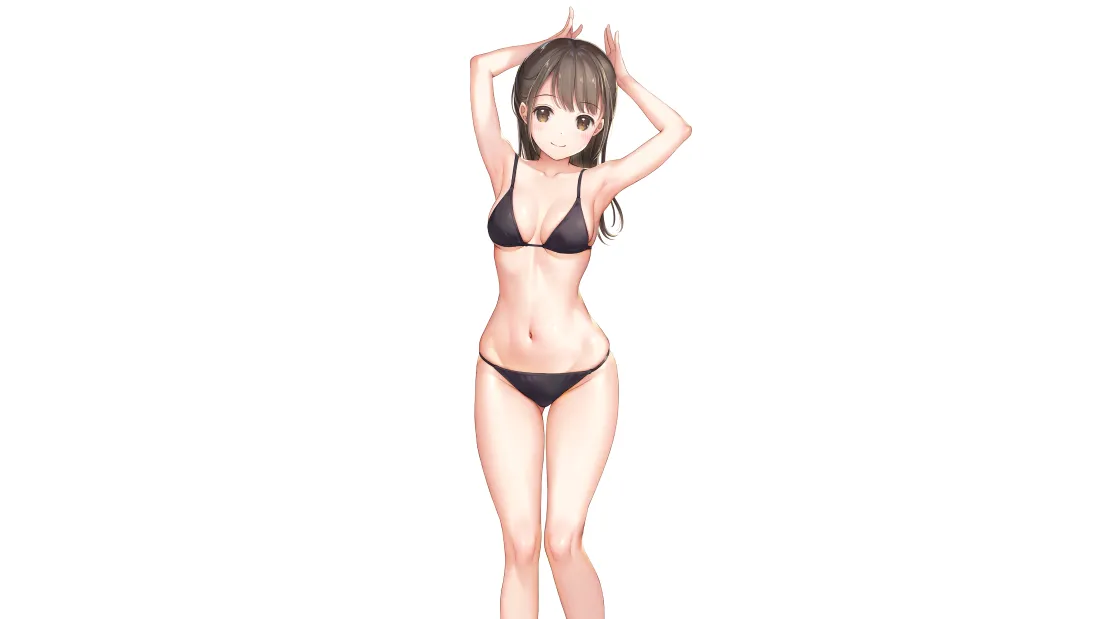 4k动漫泳装少女壁纸｜泳装少女背景图片 - 精美「哲风壁纸」