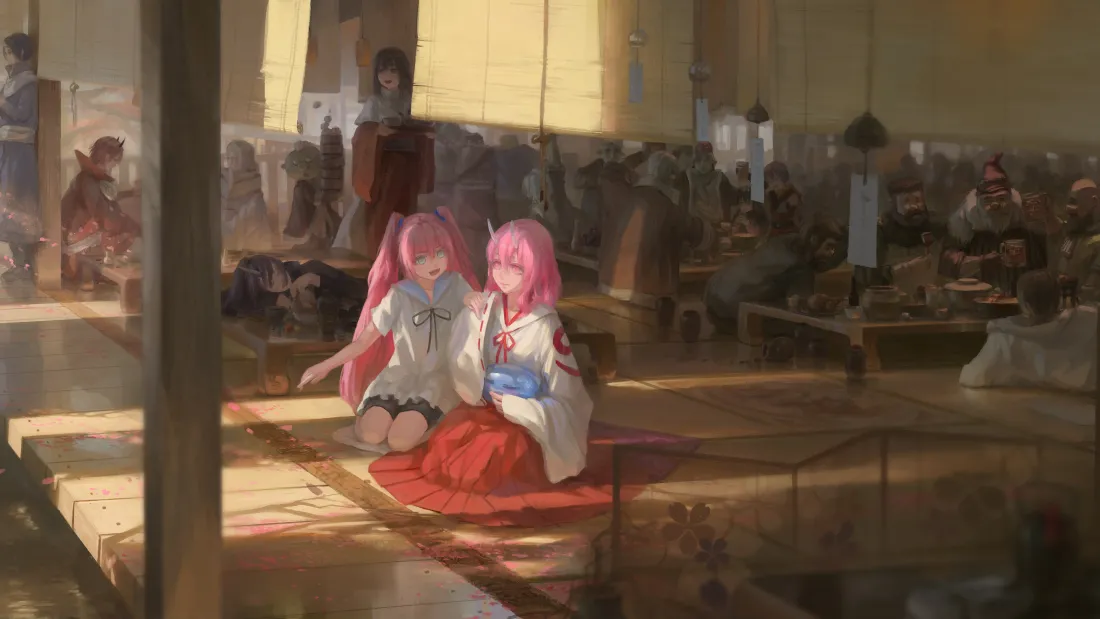4k少女动漫壁纸｜日式场景背景图片 - 唯美画面「哲风壁纸」