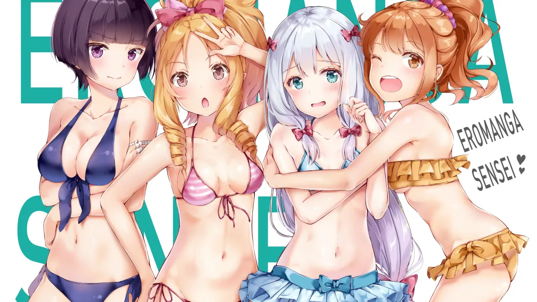 4k少女动漫壁纸｜泳装美少女背景图片 - 超靓「哲风壁纸」