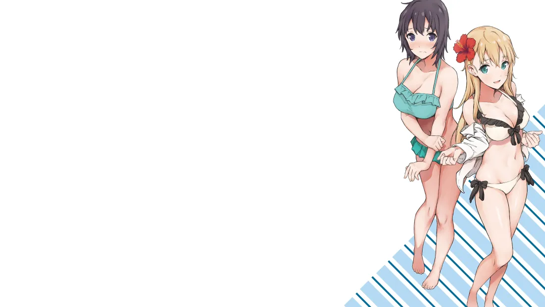 4k少女动漫壁纸｜比基尼少女背景图片 - 清新风「哲风壁纸」