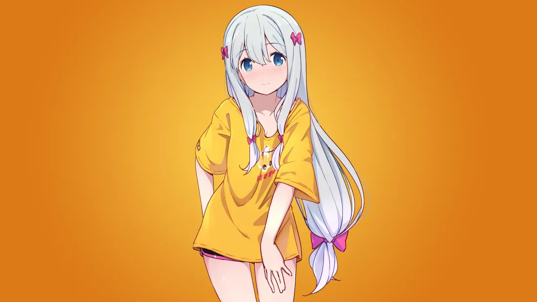 4k少女动漫壁纸｜黄衣少女背景图片 - 惊艳「哲风壁纸」