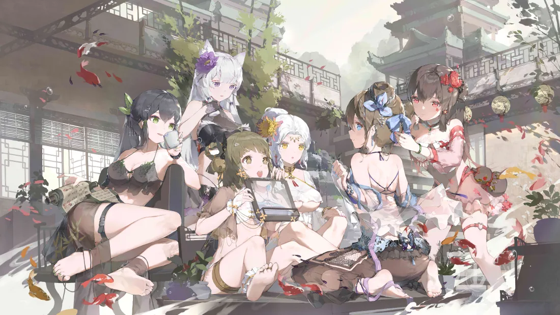 9k少女动漫壁纸｜动漫少女背景图片 - 角色合集「哲风壁纸」