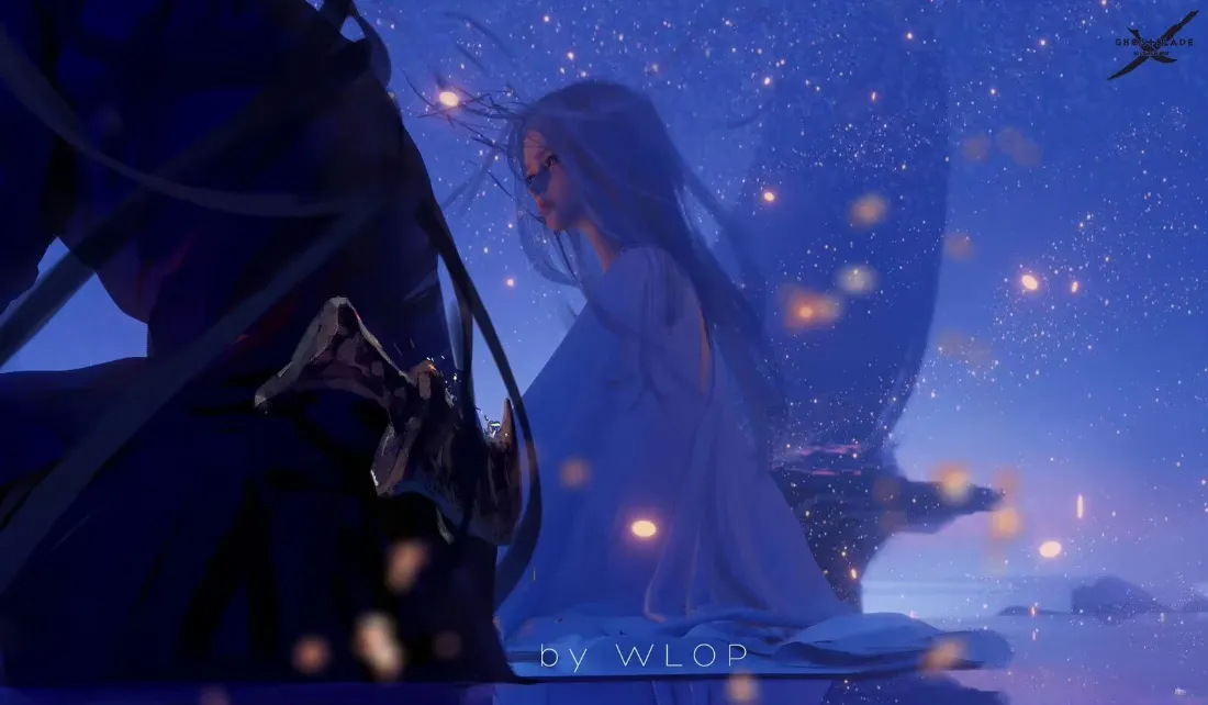 2k海琴烟壁纸｜鬼刀WLOP背景图片 - 梦幻场景「哲风壁纸」