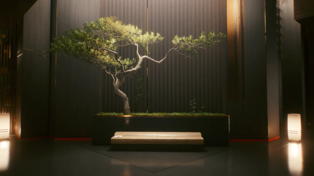 4k盆栽壁纸｜禅意室内背景图片 - 中式盆景「哲风壁纸」