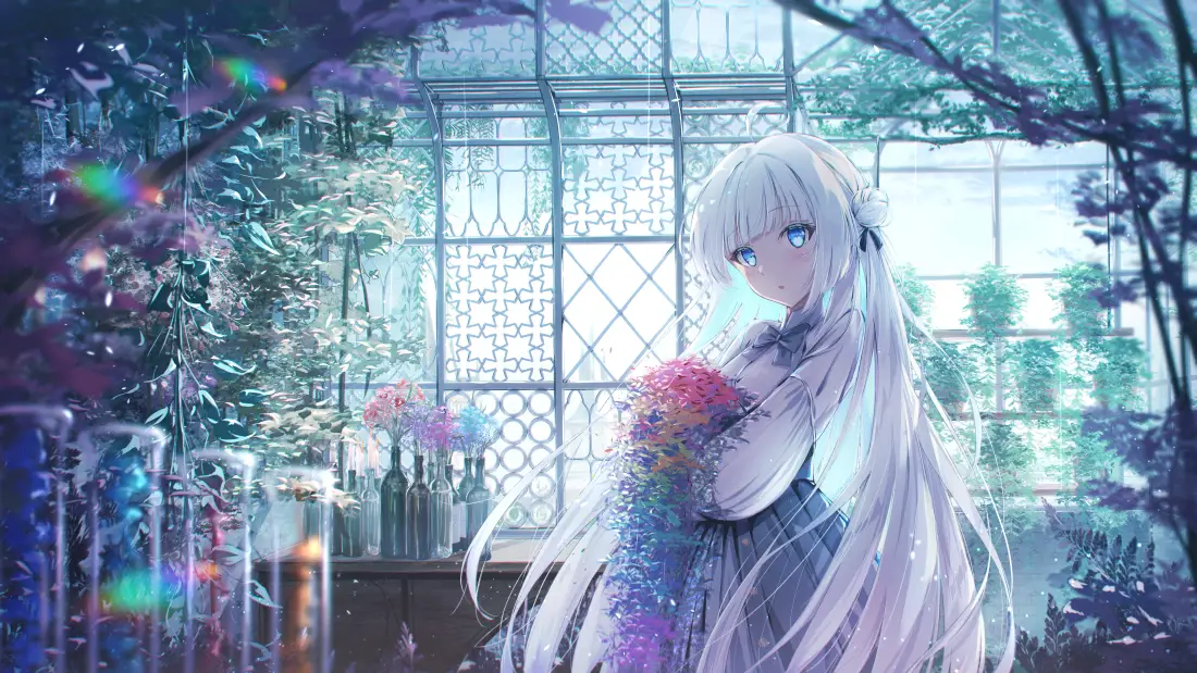 8k少女动漫壁纸｜梦幻背景图片 - 唯美场景「哲风壁纸」