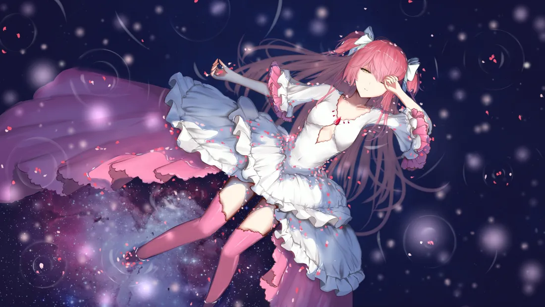 4k少女动漫壁纸｜梦幻星空背景图片 - 唯美风「哲风壁纸」
