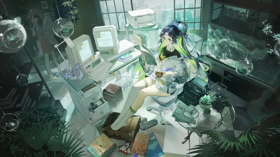 7k少女动漫壁纸｜奇幻实验室背景图片 - 精美「哲风壁纸」