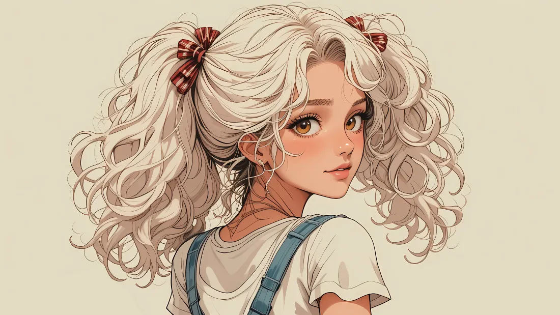 4k少女动漫壁纸｜双马尾少女背景图片 - 精美「哲风壁纸」