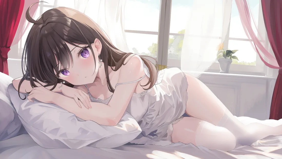 4k少女动漫壁纸｜唯美少女卧室背景图片 - 动漫风「哲风壁纸」