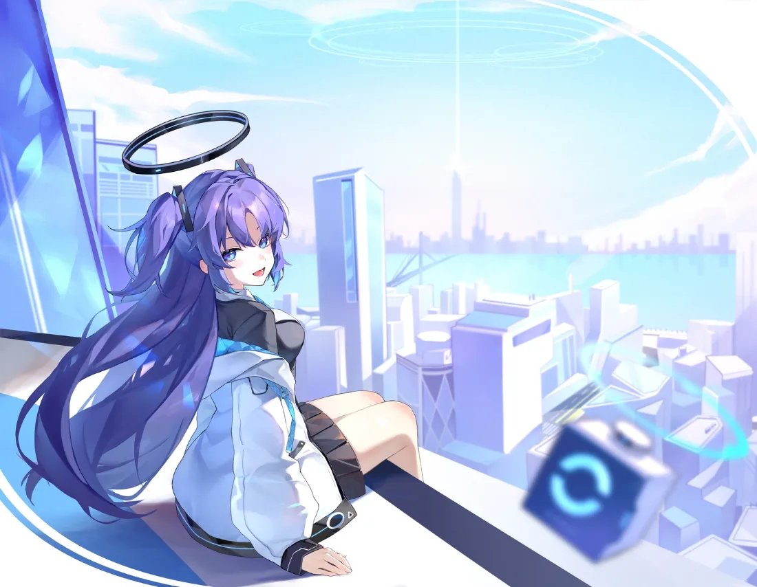 2k动漫少女壁纸｜二次元城市背景图片 - 唯美风「哲风壁纸」