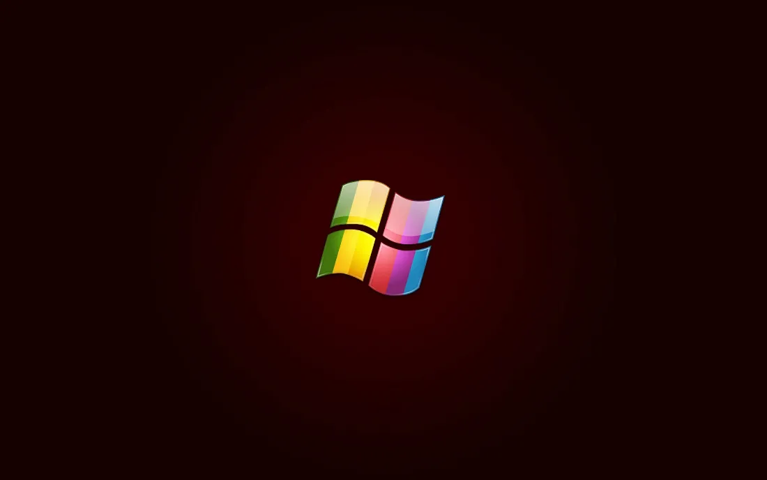 2k极简Windows壁纸｜Windows背景图片 - 经典徽标「哲风壁纸」