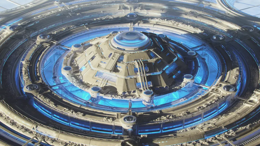 4k4K军事科技风科幻建筑背景图片 - 未来感十足「哲风壁纸」