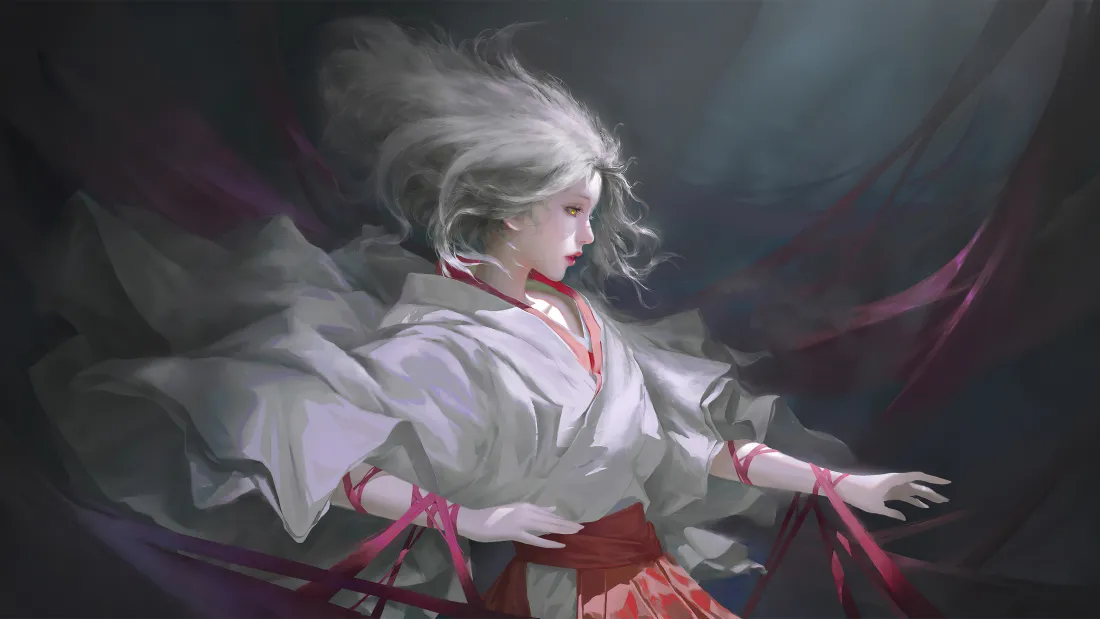 4k少女动漫壁纸｜古风少女背景图片 - 唯美飘逸「哲风壁纸」