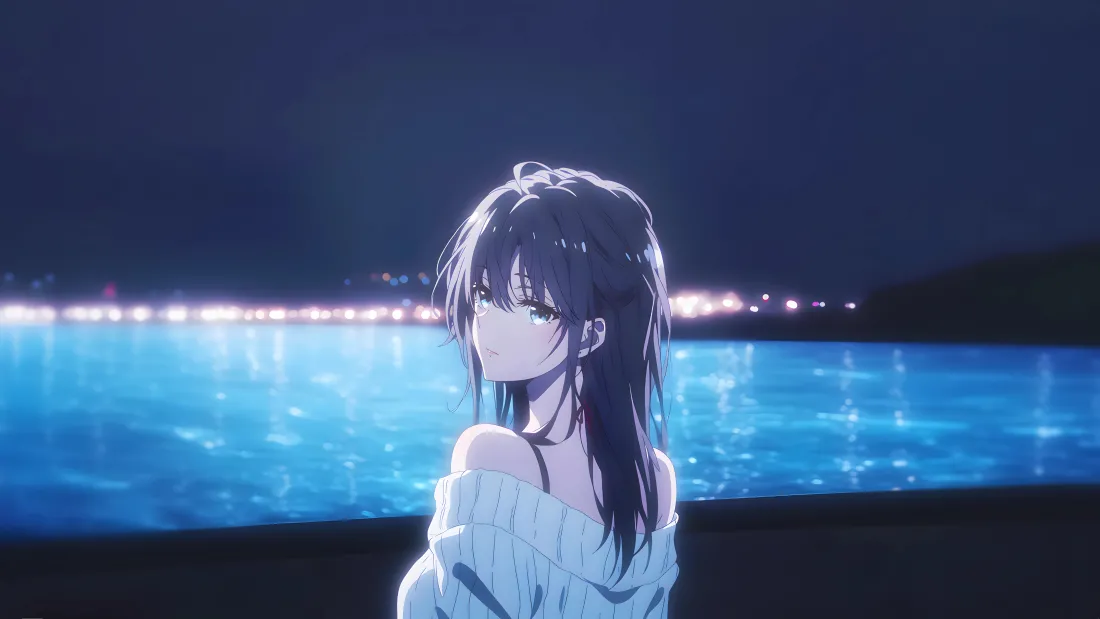 4k美女夜景动漫壁纸｜动漫背景图片 - 夜景美女「哲风壁纸」