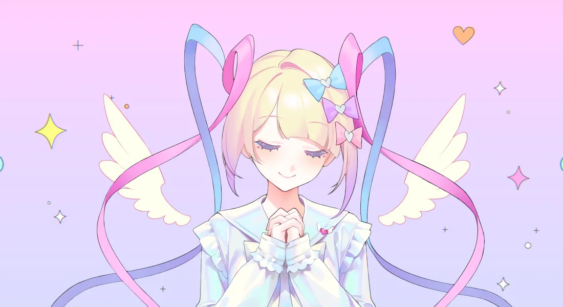 4k少女二次元壁纸｜梦幻天使背景图片 - 唯美风「哲风壁纸」