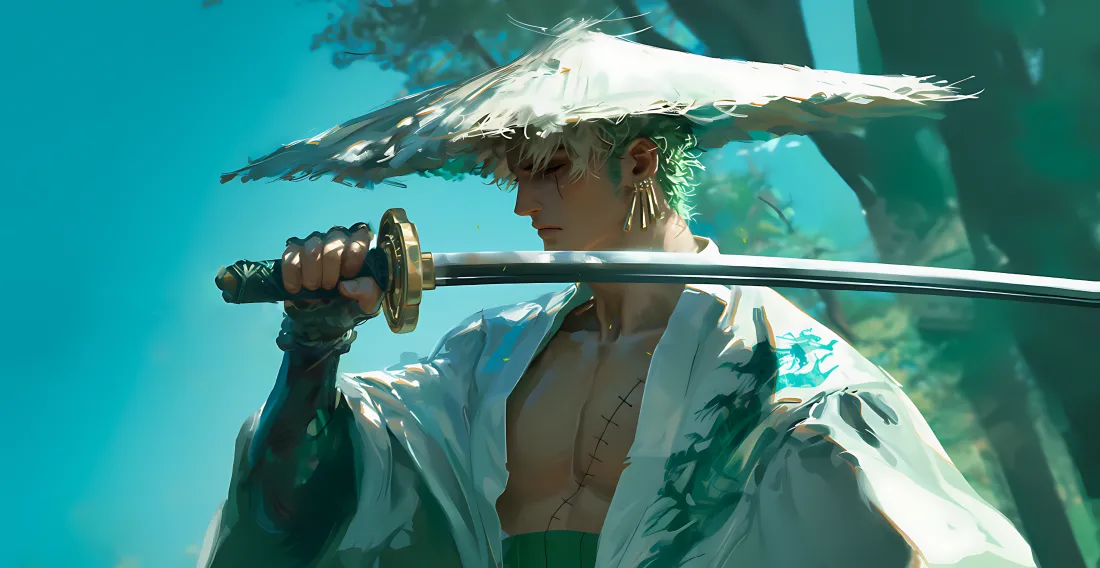 4k动漫武士壁纸｜二次元古风剑客背景图片 - 唯美「哲风壁纸」
