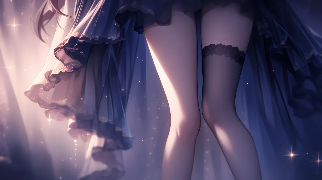 12k动漫美腿壁纸｜梦幻美少女背景图片 - 唯美「哲风壁纸」