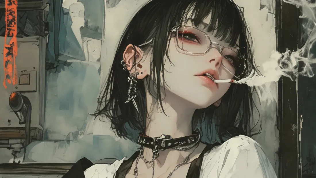 15k酷动漫女孩壁纸｜个性动漫背景图片 - 时尚风「哲风壁纸」