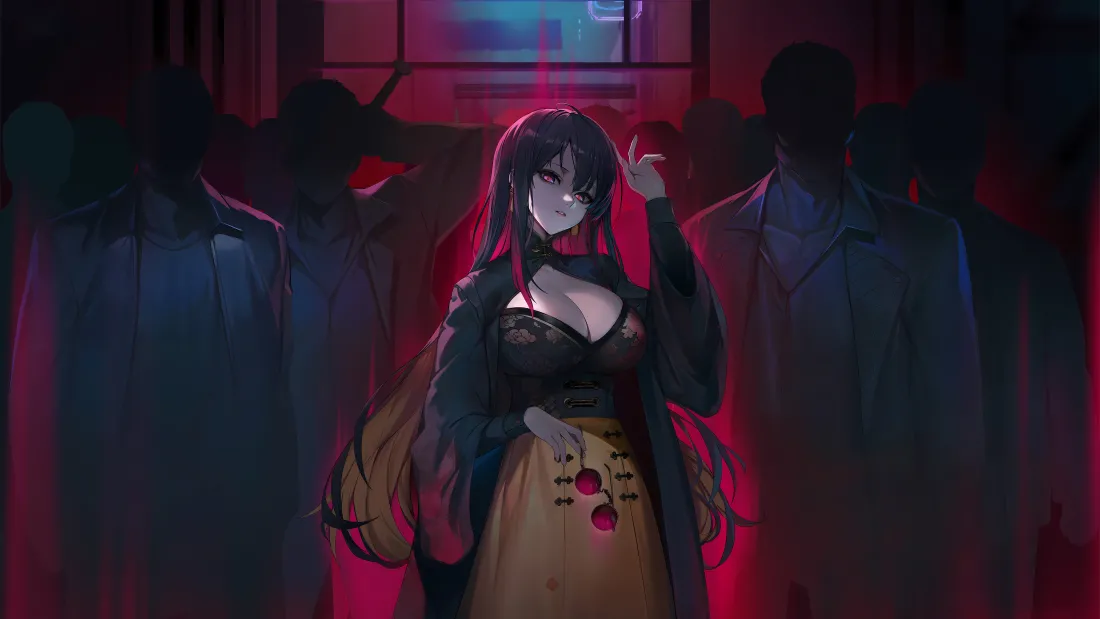 15k美女动漫壁纸｜暗黑风动漫美女背景图片 - 惊艳「哲风壁纸」