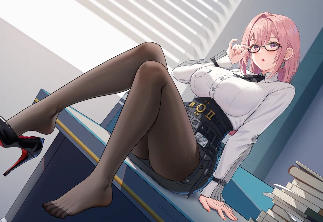 4k少女黑丝壁纸｜动漫美少女背景图片 - 黑丝少女「哲风壁纸」