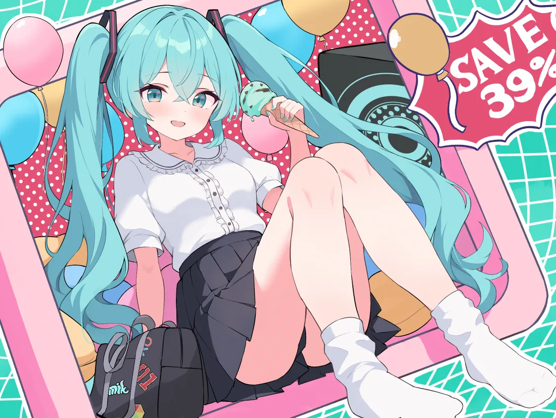 4k初音壁纸｜二次元背景图片 - 甜美初音「哲风壁纸」
