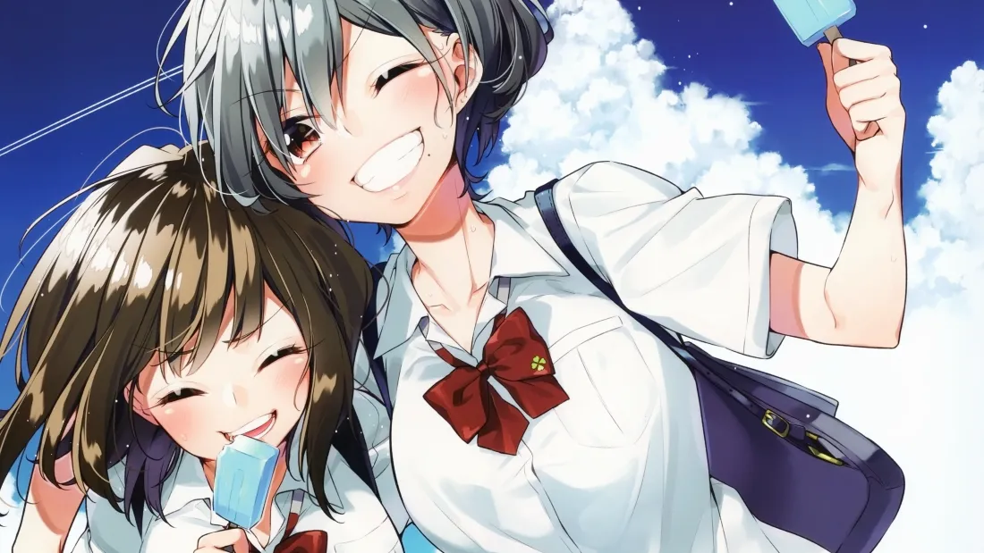 4kJK少女壁纸｜夏日晴空背景图片 - 二次元「哲风壁纸」