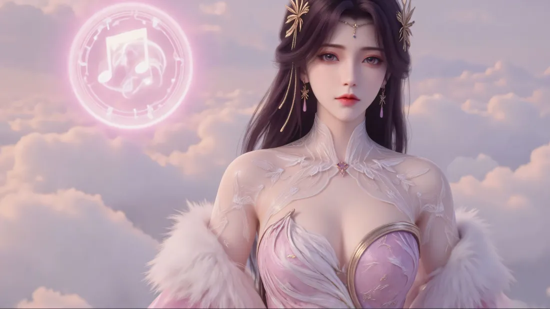 3k云溪壁纸｜云海星空背景图片 - 美女「哲风壁纸」