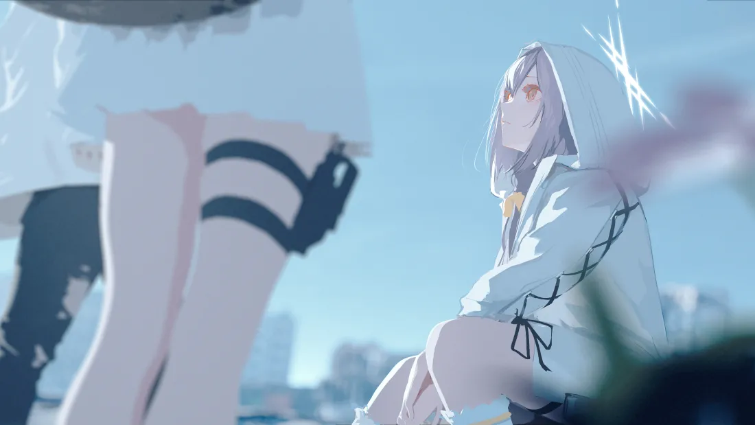 4k（少女壁纸｜城市黄昏背景图片 - 可爱二次元）「哲风壁纸」