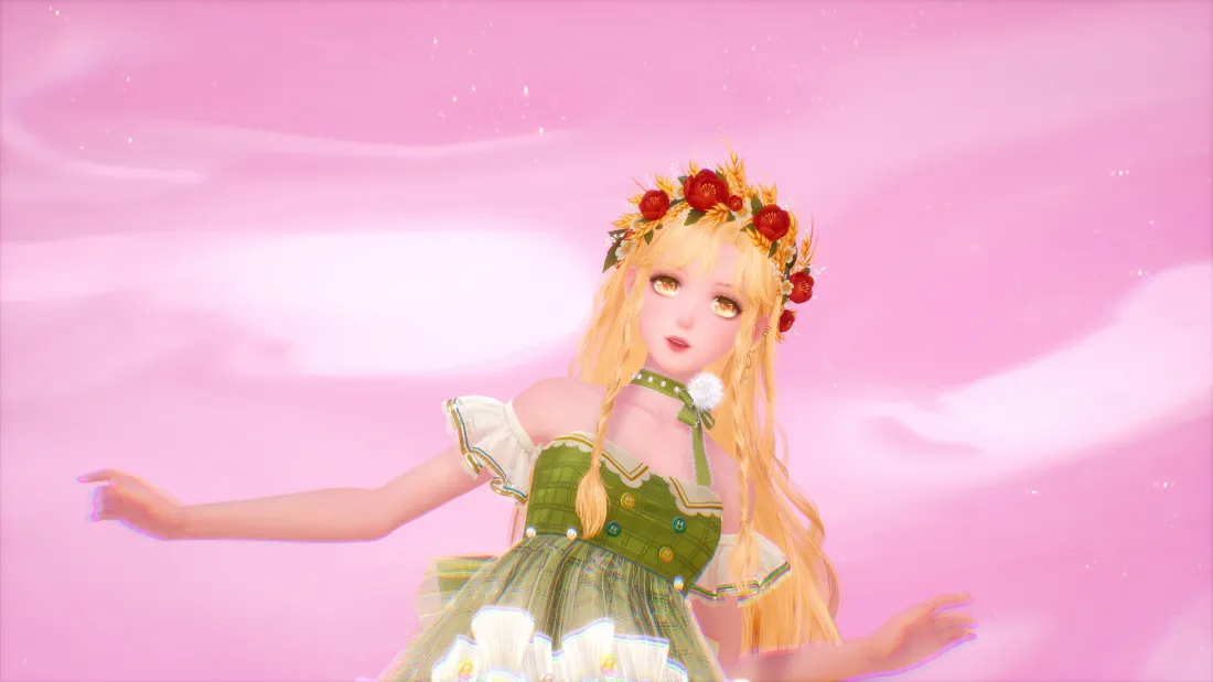 4k暖暖壁纸｜无限暖暖梦幻背景图片 - 花环少女「哲风壁纸」