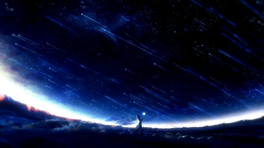 2k少女壁纸｜星空背景图片 - 二次元「哲风壁纸」