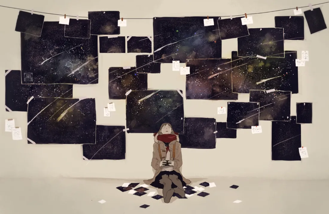2k少女壁纸｜宇宙星空背景图片 - 二次元「哲风壁纸」